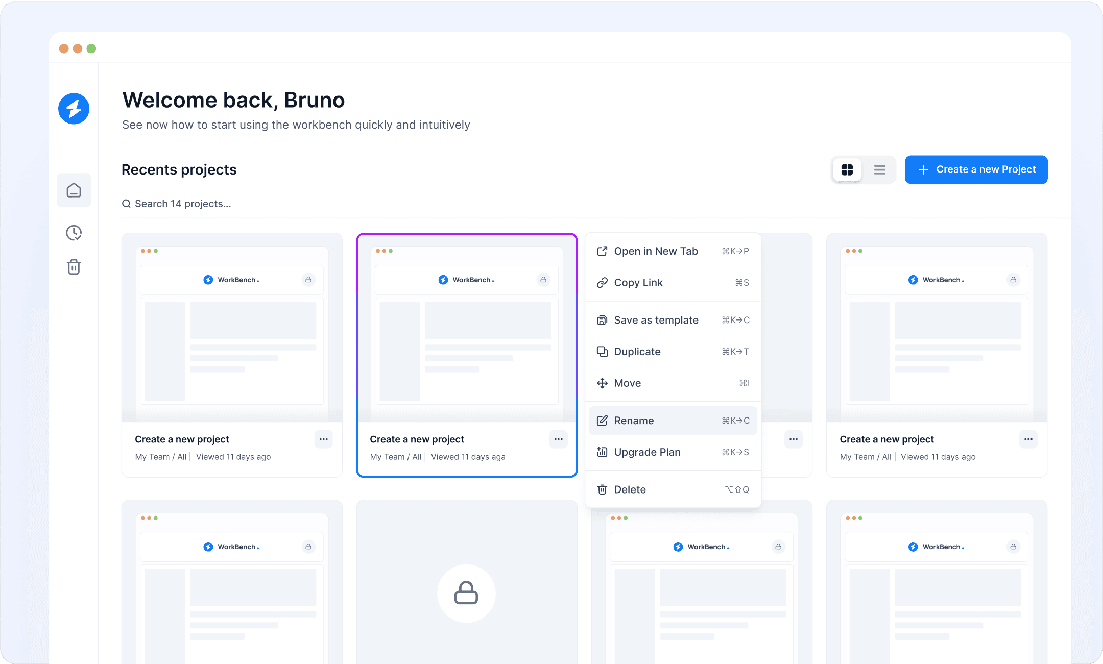 Workbench — product design by Bruno Delorence