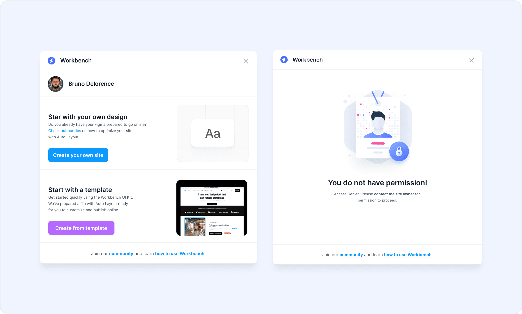 Workbench — product design by Bruno Delorence